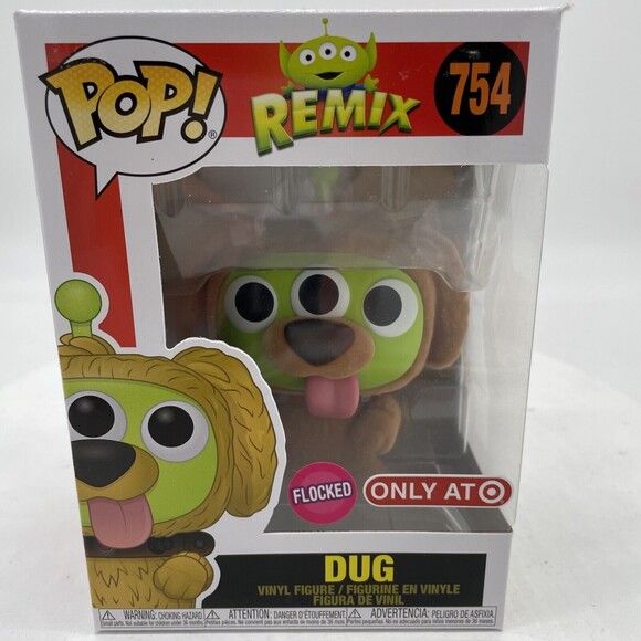 Funko Pop! Pixar Alien Remix Flocked Dug #754 Target Exclusive - Picture 1 of 14